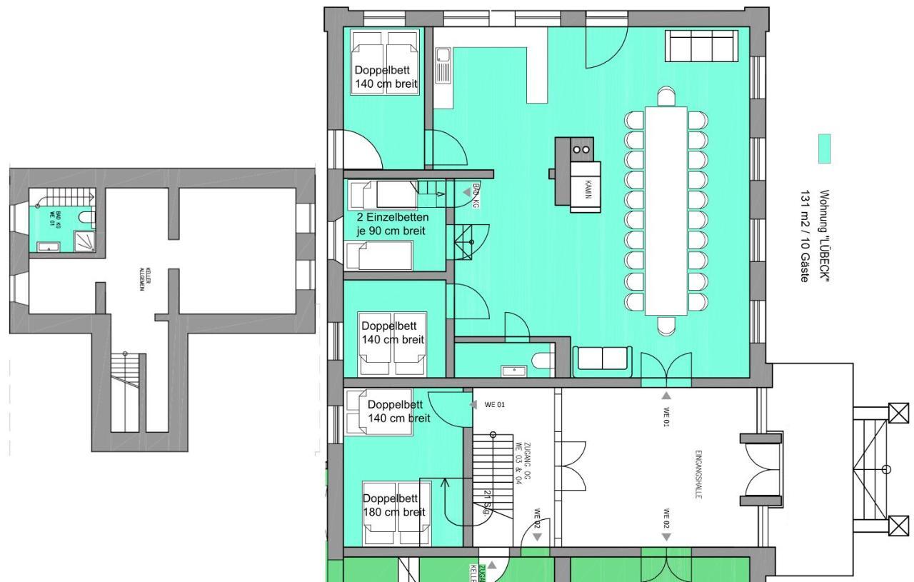 Gutshaus Fewo Luebeck Dassow Ngoại thất bức ảnh